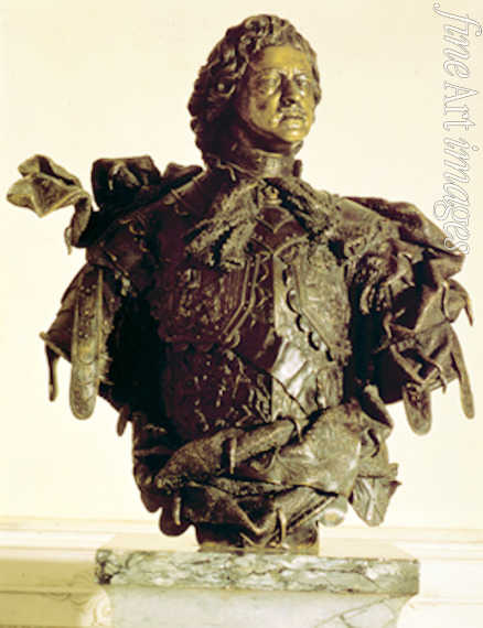Rastrelli Bartolomeo Carlo - Portrait Bust of Emperor Peter the Great