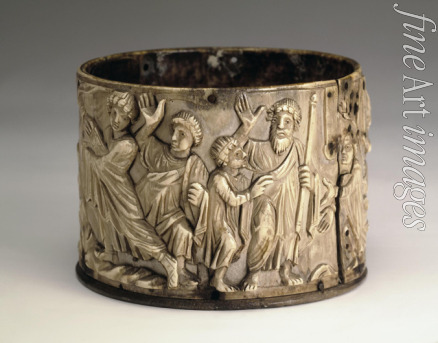 Byzantine Master - Pyxis with Scenes from the Life of Moses