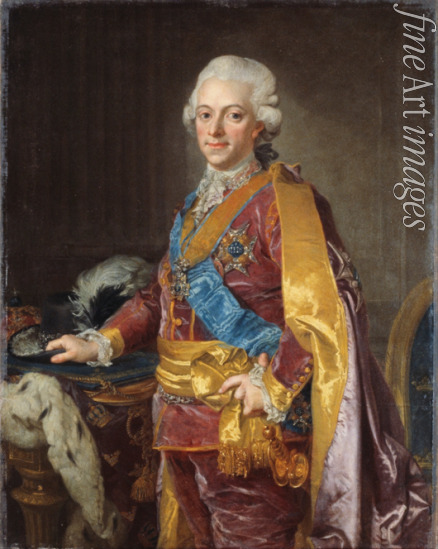 Pasch Lorenz the Younger - Portrait of King Gustav III of Sweden (1746-1792)
