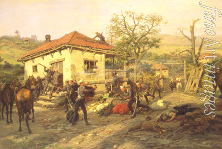 Kovalevsky Pavel Osipovich - A Scene from the Russo-Turkish War of 1877-1878