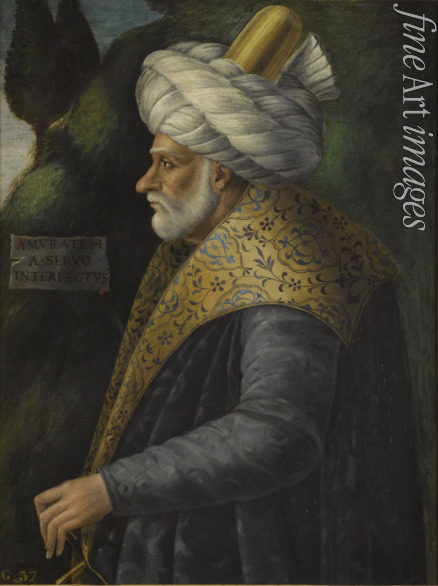 Unbekannter Künstler - Porträt von Sultan Murad I. (1326-1389)