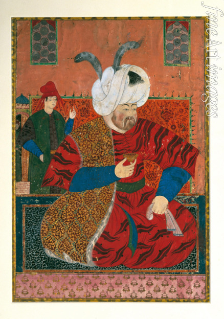 Unbekannter Künstler - Porträt von Selim II. (1524-1574), Sultan des Osmanischen Reiches