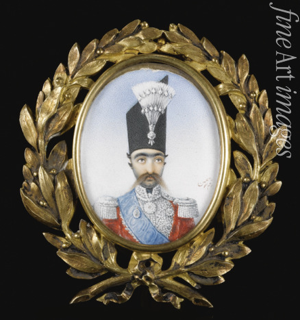 Abu'l Hasan Khan Ghaffari - Portrait of Naser al-Din Shah Qajar (1831-1896)