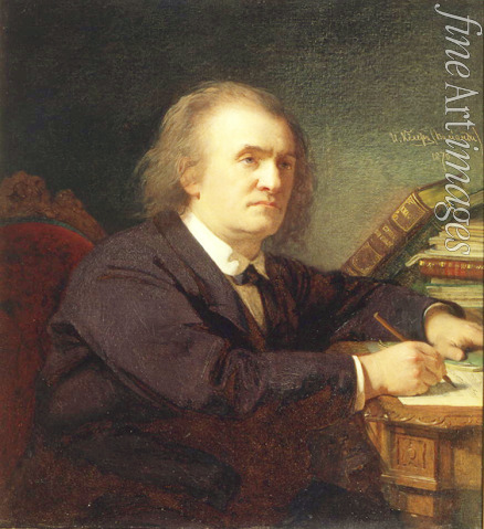Keler-Viliandi Iwan Petrowitsch - Porträt von Komponist Alexander Nikolajewitsch Serow (1820-1871)
