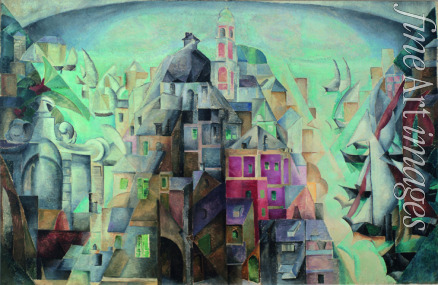 Exter Alexandra Alexandrovna - Synthetic view of the city of Diepe