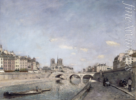 Jongkind Johan Barthold - The Seine and Notre-Dame