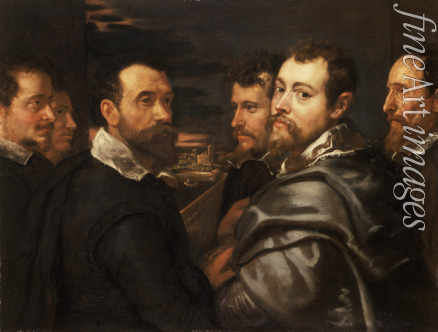 Rubens Pieter Paul - Self-Portrait in a Circle of Friends from Mantua