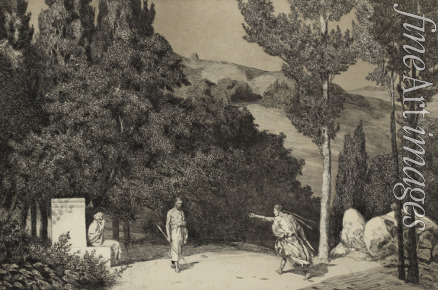 Klinger Max - Pyramus and Thisbe II (From the series Opus II)