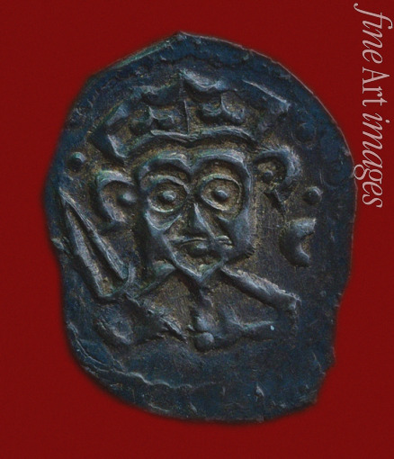 Numismatik Russische Münzen - Pskowka (Denga von Pskow) Avers: Daumantas