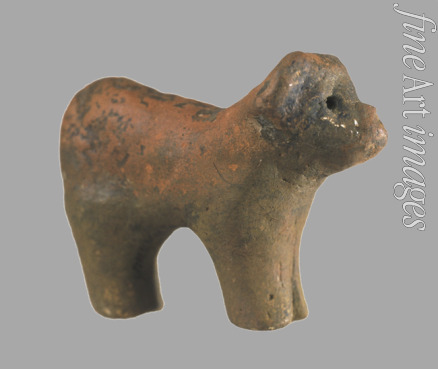 Prähistorische Kulturen Russlands - Statuette eines Hundes