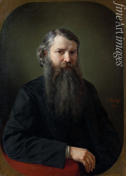 Sherwood Vladimir Osipovich - Portrait of Ivan Yegorovich Zabelin (1820-1908)