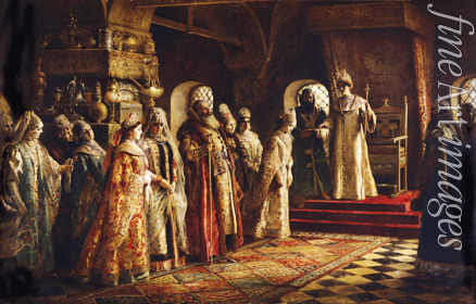 Makovsky Konstantin Yegorovich - Tsar Alexei Mikhailovich Choosing a Bride