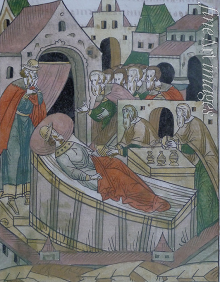 Anonymous - Disease and treatment of Prince Ivan the Young (From the Illuminated Compiled Chronicle)