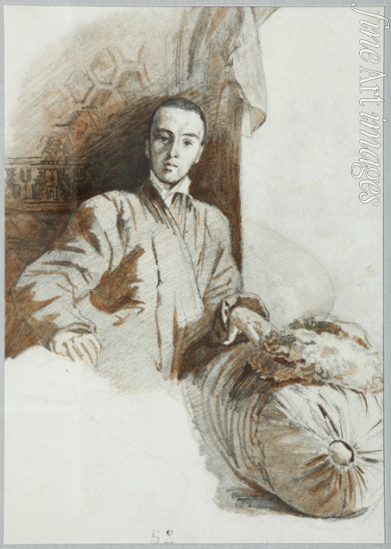 Gagarin Grigori Grigorievich - Portrait of Count Alexander Illarionovich Vasilchikov (1818-1881)