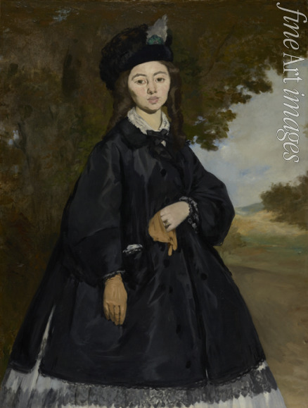 Manet Édouard - Portrait of Madame Brunet