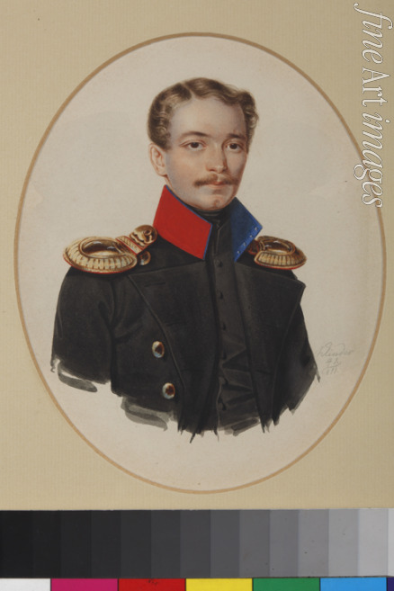 Klünder Alexander Ivanovich - Portrait of Platon Ivanovich Panshin (1817-1863)