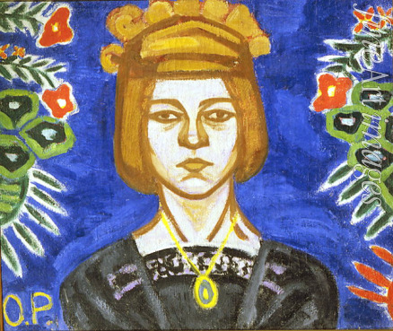 Rozanova Olga Vladimirovna - Self-portrait
