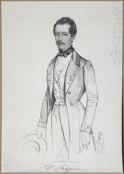 Wagner Ludwig - Portrait of Dmitry Arkadyevich Stolypin (1818-1893)