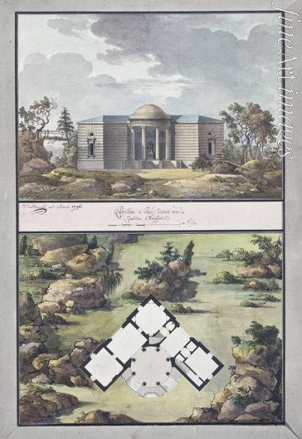 Thomas de Thomon Jean François - Pavillon im englischen Garten