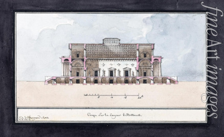 Thomas de Thomon Jean François - Entwurf des Börsengebäudes in Sankt Petersburg