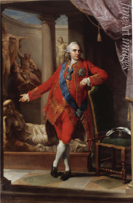 Batoni Pompeo Girolamo - Porträt von Kirill Graf Rasumowski (1728-1803), Hetman und General-Feldmarschall