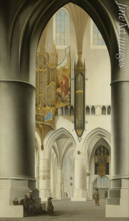 Saenredam Pieter - Interieur der St. Bavo in Haarlem