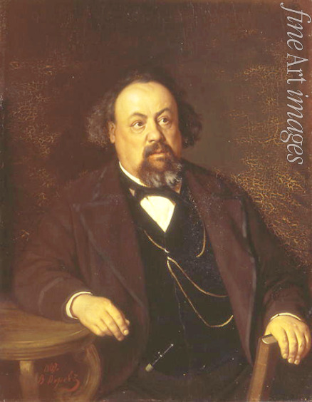 Perow Wassili Grigorjewitsch - Porträt des Schriftstellers Alexei Pissemski (1821-1881)