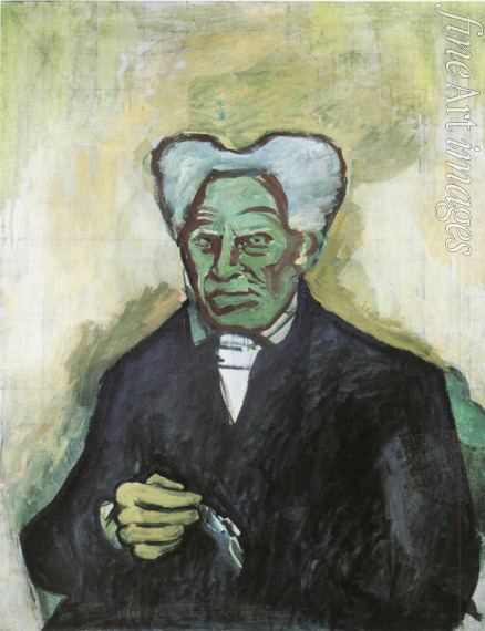 Kubista Bohumil - Porträt von Arthur Schopenhauer