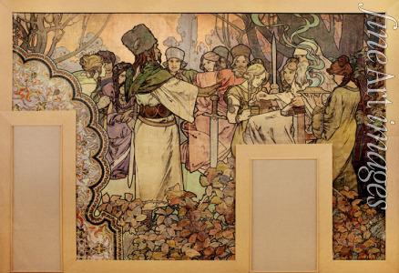 Mucha Alfons Marie - Wandbild für die Weltausstellung Paris 1900