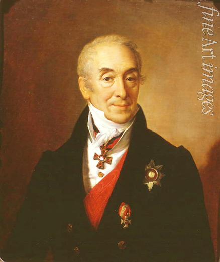 Tropinin Vasili Andreyevich - Portrait of Sergei Kushnikov