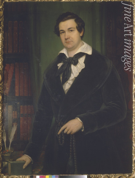 Tropinin Wassili Andrejewitsch - Porträt von Schauspieler Wassili Andrejewitsch Karatygin (1802-1853)