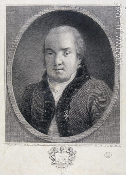 Saunders Joseph - Porträt von Architekt Giacomo Quarenghi (1744-1817)