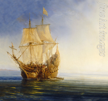 Gudin Jean Antoine Théodore - Capture a galleon