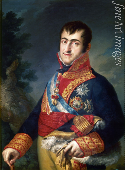López Portaña Vicente - Portrait of King Ferdinand VII of Spain