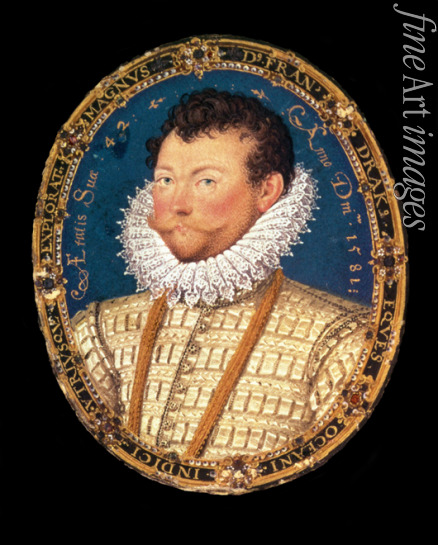 Hilliard Nicholas - Portrait of Sir Francis Drake
