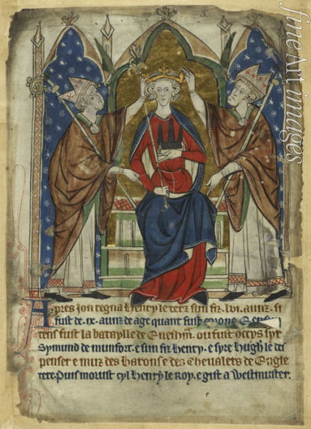Anonymous - The coronation of King Henry III
