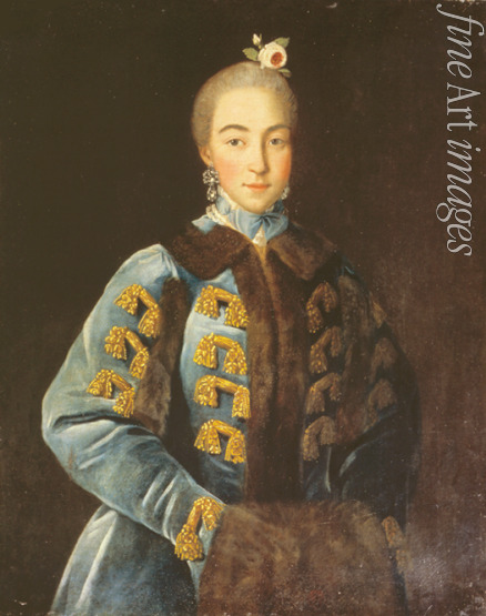 Argunow Iwan Petrowitsch - Porträt von Gräfin Anna Petrowna Scheremetjewa (1744-1768)