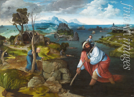 Patinier Joachim - Landschaft mit dem heiligen Christophorus