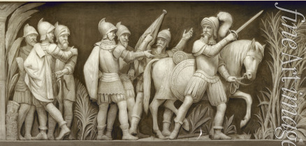 Brumidi Constantino - Pizarro Going to Peru (The frieze in the Rotunda of the United States Capitol)