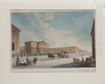 Dubourg Matthew - View of the Imperial Bank and the Shops at St. Petersburg