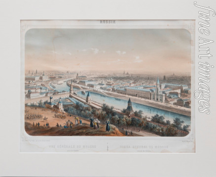 Deroy Isidore Laurent - Panoramabild von Moskau