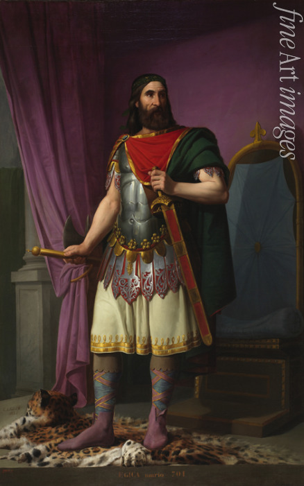 Esquivel y Rivas Carlos María - Egica, König der Westgoten