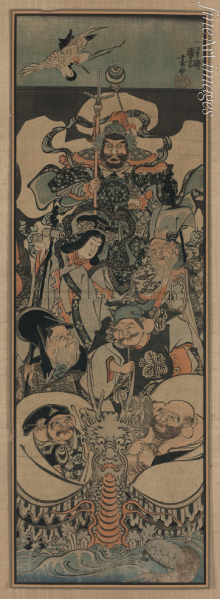 Kuniyoshi Utagawa - Sieben Glücksgötter