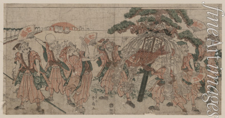 Shunsen (Shunko II.) Katsukawa - Sieben Glücksgötter