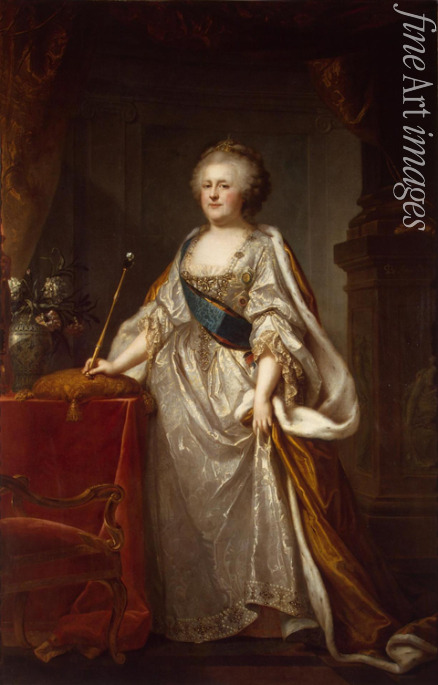 Lampi Johann-Baptist von the Elder - Portrait of Empress Catherine II (1729-1796)