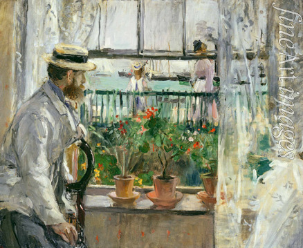 Morisot Berthe - Eugène Manet on the Isle of Wight