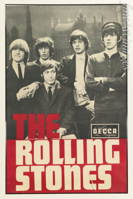 Anonymous - The Rolling Stones. Poster for the Paris Olympia