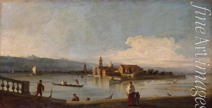 Canaletto - Blick auf San Michele, San Cristoforo und Murano von den Fondamente Nove