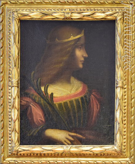 Leonardo da Vinci (attributed) - Portrait of Isabella d'Este (1474-1539)