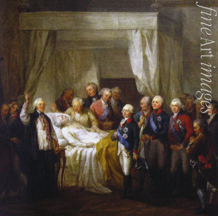 Bacciarelli Marcello - Der Tod des Stanislaus II. August Poniatowski